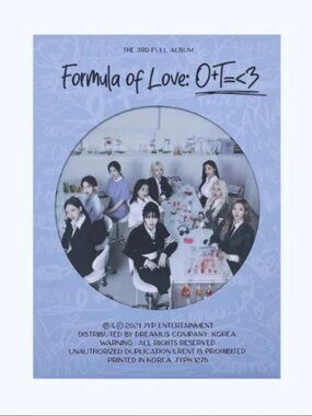 TWICE - Formula of Love O+T=<3 Study About Love Version - K POP Sealed